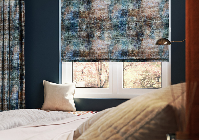 Nebula, Petrol - Roman Blind - Image 5